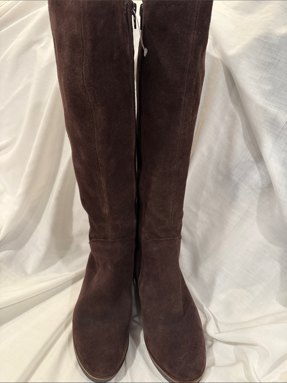 Aerosoles Women's Tall Suede Knee-High Boots - Dark Brown - Picture 2 of 10